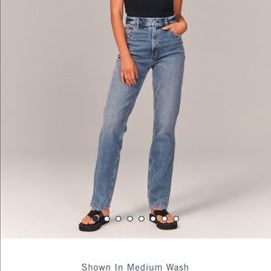 Abercrombie & Fitch 90s High Rise Straight